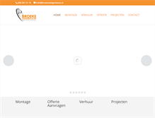 Tablet Screenshot of broekesteigerbouw.nl